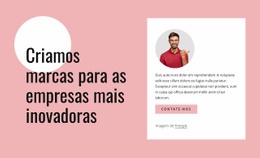 Criamos Marcas Inovadoras - Inspiração Para O Design Do Site