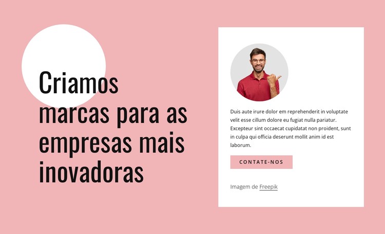 Criamos marcas inovadoras Template CSS