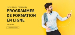 Programmes De Formation En Ligne - Page De Destination