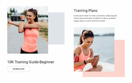 Trainingsplannen - Mockup Voor Psd-Website