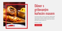 Döner S Grilovaným Kuřetem – Bezplatná Šablona Webových Stránek
