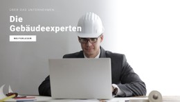 HTML-Seite Für Bauexperten