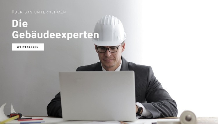 Bauexperten Website Builder-Vorlagen