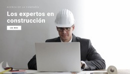 Impresionante Diseño Web Para Expertos En Construcción