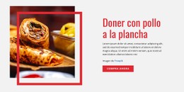 Página HTML Para Doner Con Pollo A La Parrilla