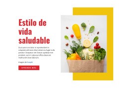 Vegetales De Potencia: Plantilla HTML5 Fácil De Usar