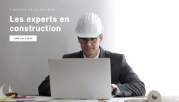 Experts En Construction – Superbe Maquette De Site Web
