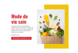 Légumes Puissants - Modèle Web HTML