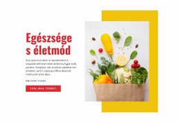 Erőműves Zöldségek - HTML Websablon