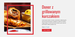 Doner Z Grillowanym Kurczakiem - Darmowy Szablon