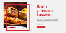 Doner Z Grillowanym Kurczakiem - Prosty Szablon Strony Internetowej