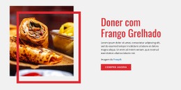 Doner Com Frango Grelhado - Landing Page De Alta Conversão