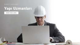 İnşaat Uzmanları Için Sayfa HTML'Si
