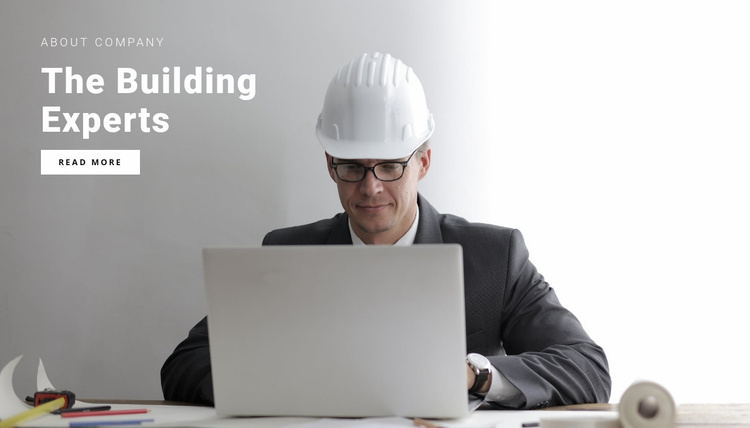 Construction experts Website Template