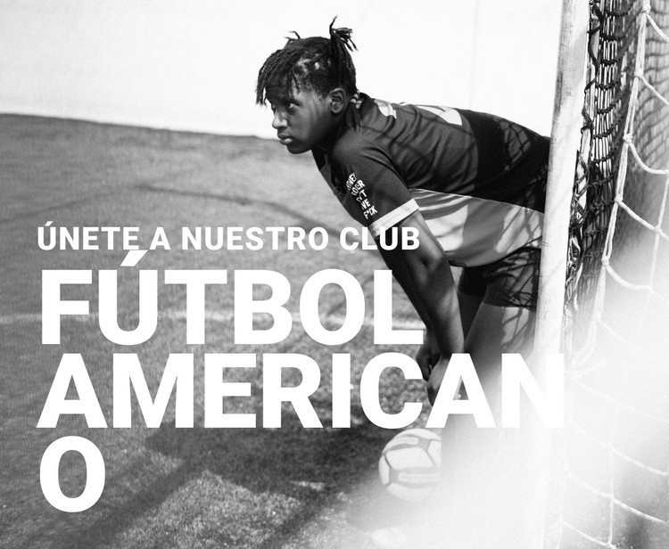 Club de fútbol Creador de sitios web HTML