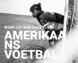 Voetbalclub - Bestemmingspagina Voor E-Commerce