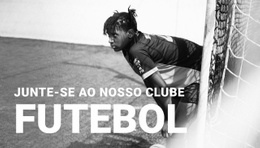 Design De Página HTML Para Clube De Futebol