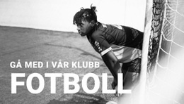 Fotbollsklubb – Gratis Nedladdningswebbplatsdesign