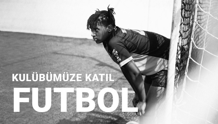 Futbol klübü HTML Şablonu