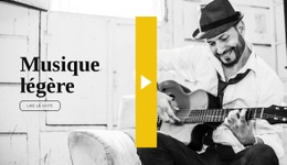 Musique Légère - Prototype De Site Web