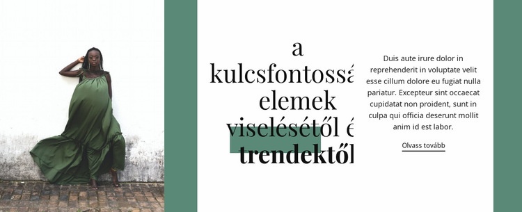 A zöld a trend Weboldal tervezés