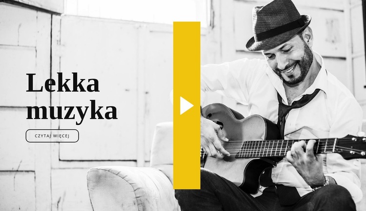 Lekka muzyka Szablon HTML5