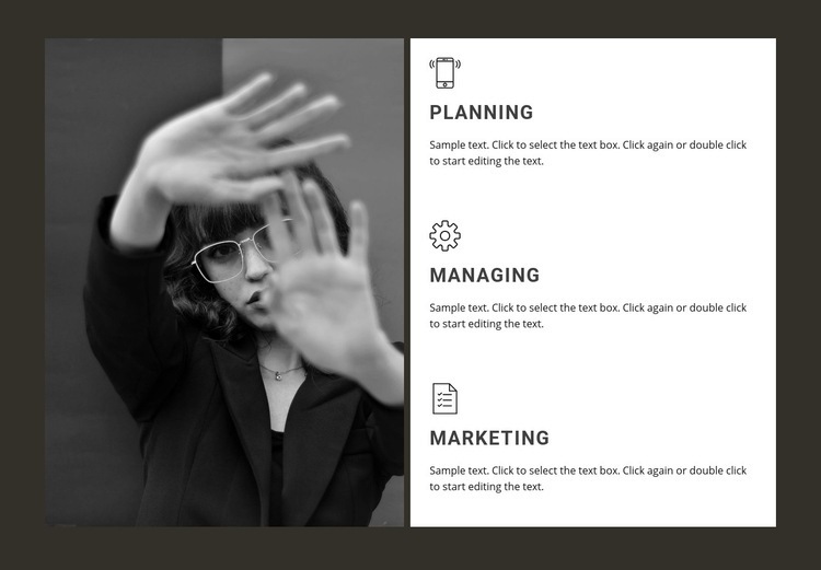 Our directions in business Elementor Template Alternative