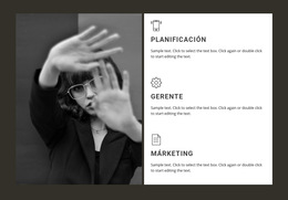 Nuestras Direcciones En Los Negocios - Plantilla De Diseño De Sitio Web