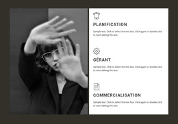 Nos Orientations En Affaires - Modèle De Création De Site Web