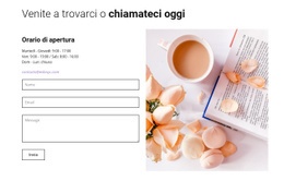 Modulo Di Contatto Caffe - HTML Page Maker