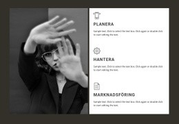 Våra Riktningar I Näringslivet - Mall För Webbdesign