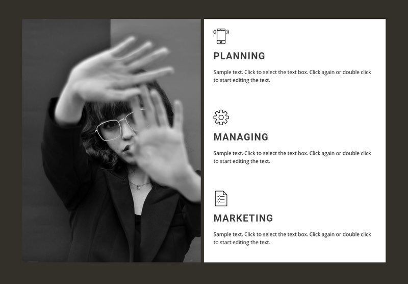 Our directions in business Webflow Template Alternative