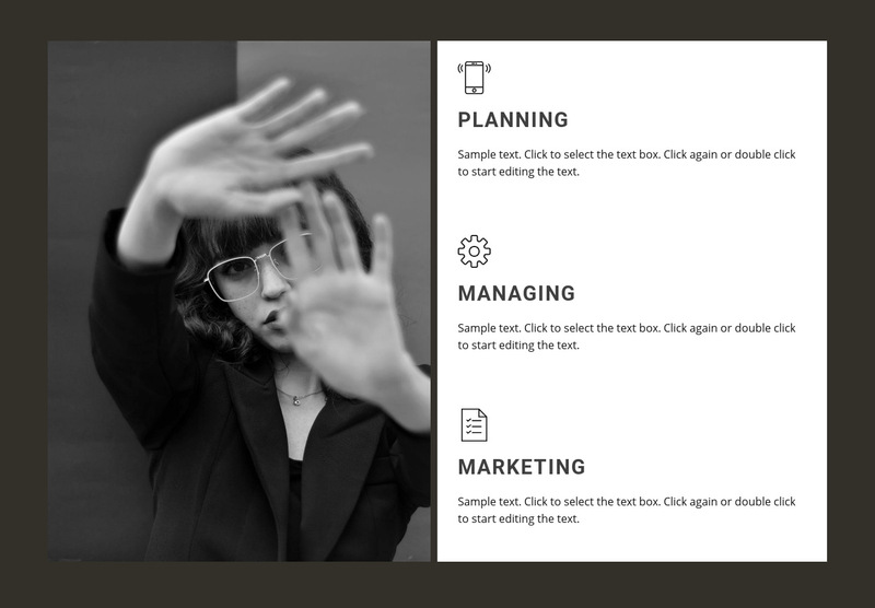 Our directions in business Wix Template Alternative