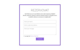 Rezervační Formulář - Responzivní HTML Šablona