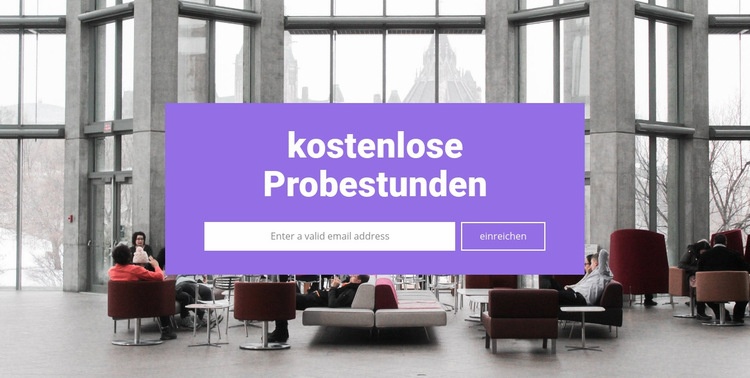 Kostenlose Probestunden HTML Website Builder