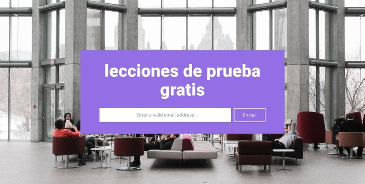 Lecciones de prueba gratuitas Creador de sitios web HTML