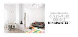 Intérieur Scandinave - Modèle WordPress