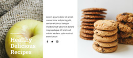 Healthy Recipes - HTML Website Template