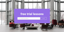 Free Trial Lessons - HTML Website Maker