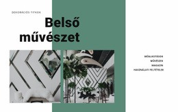 Témaelrendezés Funkció A Következőhöz: Belső Művészet Növényekkel