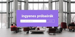 Ingyenes Próbaórák - Céloldal Sablon