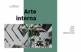 Arte Interna Con Piante - Modelli Gratuiti