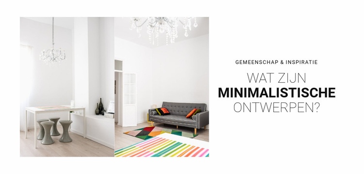 Scandinavisch interieur Bestemmingspagina