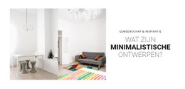 Scandinavisch Interieur - HTML Builder Online