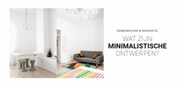 Scandinavisch Interieur - Eenvoudige Websitebouwer