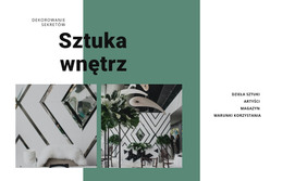 Sztuka Wnętrz Z Roślinami - Responsywny Szablon HTML5