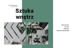 Funkcjonalność Układu Motywu Dla Sztuka Wnętrz Z Roślinami