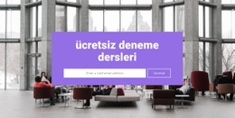 Ücretsiz Deneme Dersleri - Çevrimiçi Model