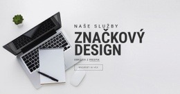 Responzivní Webová Šablona Pro Design Značky