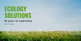 Ecology Solutions Free CSS Website